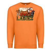 Carrot all the jingle ladies christmas cows Premium Sweatshirt - LillyAllenDesigns