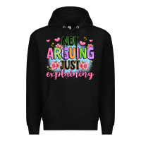 Black not arguing just explaining Premium Hoodie - JahusDesignShop