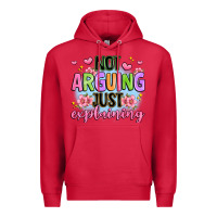 Cardinal not arguing just explaining Premium Hoodie - JahusDesignShop