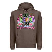 Coffee not arguing just explaining Premium Hoodie - JahusDesignShop