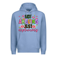 Colony Blue not arguing just explaining Premium Hoodie - JahusDesignShop