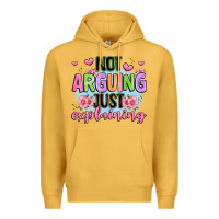 Mustard not arguing just explaining Premium Hoodie - JahusDesignShop