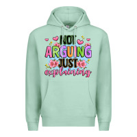 Seafoam not arguing just explaining Premium Hoodie - JahusDesignShop