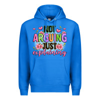 True Royal not arguing just explaining Premium Hoodie - JahusDesignShop