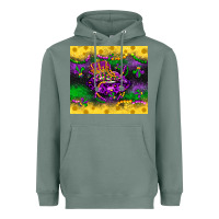 Sage mardi gras lips Heavyweight Hoodie - LillyAllenDesigns