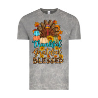 Cloud Rock thankful grateful blessed turkey Vintage Tee - Artiststas
