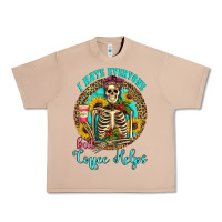 Burro i hate everyone but coffee helps western skeleton coffee sunflowers Urban Heavy Tee - Artiststas