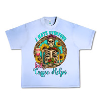 Grape Ice i hate everyone but coffee helps western skeleton coffee sunflowers Urban Heavy Tee - Artiststas