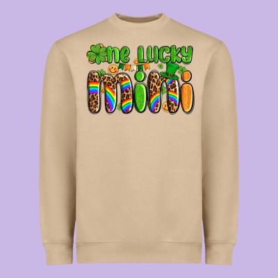 St Patricks One Lucky Mini Heavyweight Sweatshirt Designed By Adodesignshop