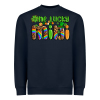 Navy st patricks one lucky mini Heavyweight Sweatshirt - AdoDesignShop