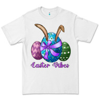 White easter bunny ear eggs easter vibes Premium Tee - RanaPortraitStore