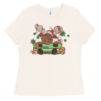 Bone christmas reindeer Ladies Tee - MaliasSmallBusiness