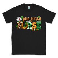 Black one lucky nurse Classic Tee - AdoDesignShop