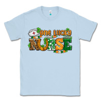 Dusty Blue one lucky nurse Classic Tee - AdoDesignShop
