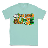 Seafoam one lucky nurse Classic Tee - AdoDesignShop
