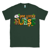 Sports Green one lucky nurse Classic Tee - AdoDesignShop