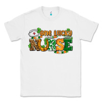 White one lucky nurse Classic Tee - AdoDesignShop