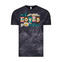 Cloud Black most loved mother Vintage Tee - AdoDesignShop