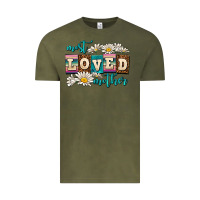Vintage Olive most loved mother Vintage Tee - AdoDesignShop
