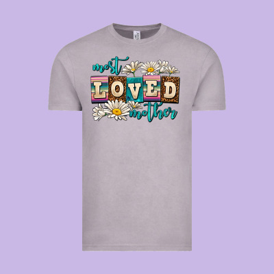 Most Loved Mother Vintage Tee Designed By Adodesignshop