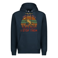 Navy Some Dream About Goals I Stop Them Premium Hoodie - Bettercallsaul