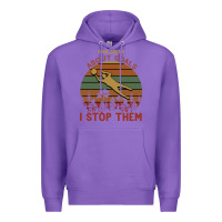Purple Some Dream About Goals I Stop Them Premium Hoodie - Bettercallsaul