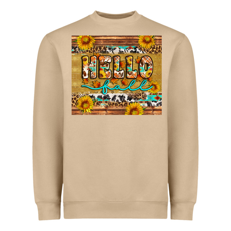 Western Hello Fall Tumbler Heavyweight Sweatshirt by Artiststas | Teevron