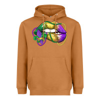 Meerkat mardi gras lips Heavyweight Hoodie - LillyAllenDesigns