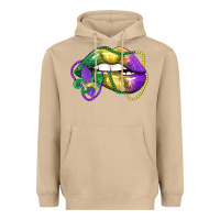 Mushroom mardi gras lips Heavyweight Hoodie - LillyAllenDesigns