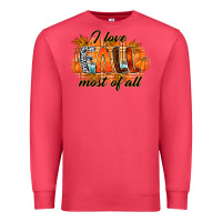 Cardinal i love fall most of all Premium Sweatshirt - RacoonDesign