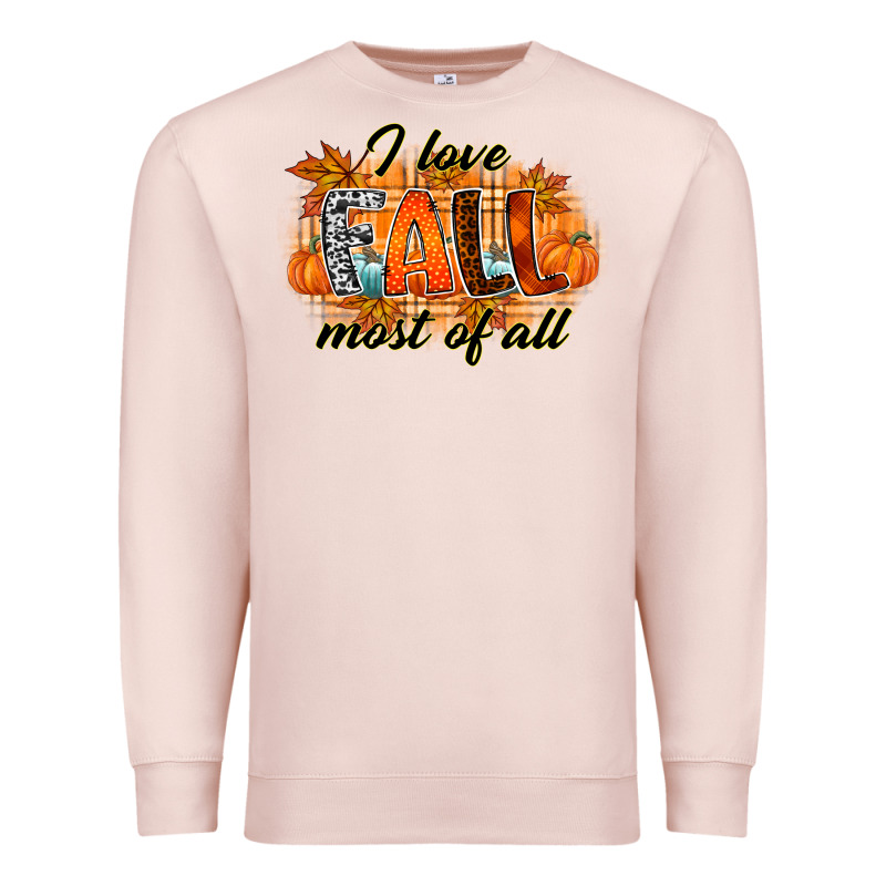 I Love Fall Most Of All Premium Sweatshirt by RacoonDesign | Teevron