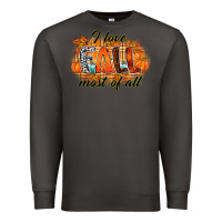 Smoke i love fall most of all Premium Sweatshirt - RacoonDesign
