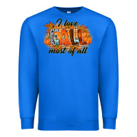 True Royal i love fall most of all Premium Sweatshirt - RacoonDesign