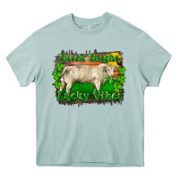 Arona Thick Thighs Lucky Vibes Charolais Bull Heavy Core Tee - RanaPortraitStore