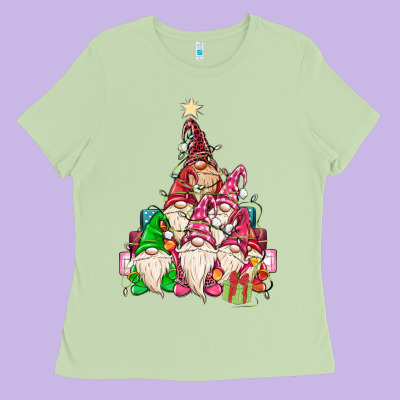 Ladies Tee christmas tree