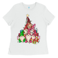 White christmas tree Ladies Tee - MaliasSmallBusiness