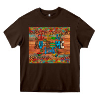 Chocolate Brown i teach au some kids Heavy Core Tee - Artiststas
