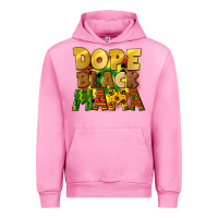 Fuchsia Pink dope black mama juneteenth Urban Hoodie - CowGirlArtShop