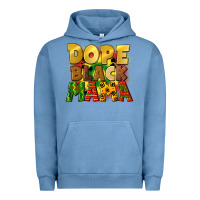 Pigment Pebble Blue dope black mama juneteenth Urban Hoodie - CowGirlArtShop