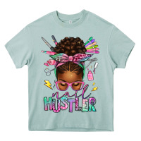Arona nail hustler afro messy bun Heavy Core Tee - texasbilliewilder