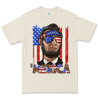 Bone merica with lincoln Premium Tee - texasbilliewilder