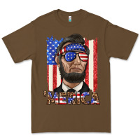 Cacao merica with lincoln Premium Tee - texasbilliewilder