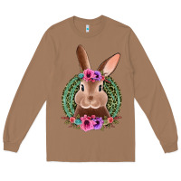 Toasted Coconut western leopard and flowers easter bunny Long Sleeve Tee - Jasminsmagicworld
