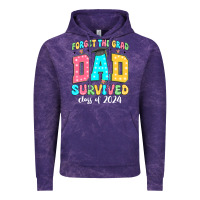 Cloud Purple forget the grad dad survived class of 2024 Vintage Hoodie - JahusDesignShop