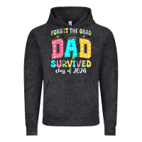 Vintage Black forget the grad dad survived class of 2024 Vintage Hoodie - JahusDesignShop