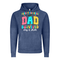 Vintage Denim forget the grad dad survived class of 2024 Vintage Hoodie - JahusDesignShop