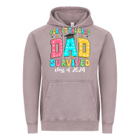 Vintage Zinc forget the grad dad survived class of 2024 Vintage Hoodie - JahusDesignShop