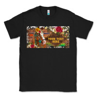 Black (preview)western turquoise gemstone horse cowhide leopard floral backg Classic Tee - Artiststas