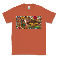 Copper (preview)western turquoise gemstone horse cowhide leopard floral backg Classic Tee - Artiststas
