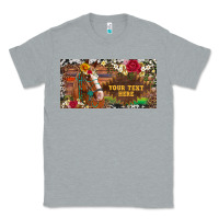 Heather Grey (preview)western turquoise gemstone horse cowhide leopard floral backg Classic Tee - Artiststas